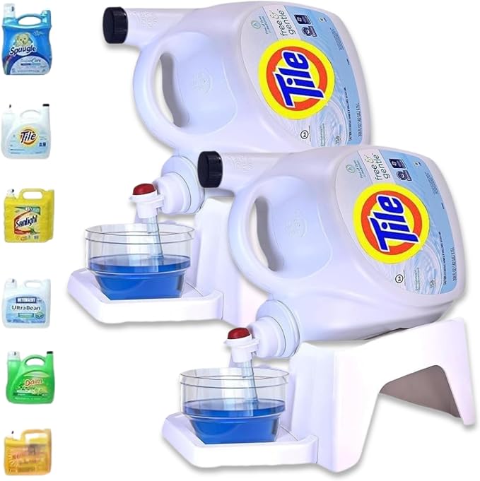 TidyFriend 2 Pack Laundry Detergent Dispenser by Skywin