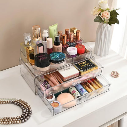 ZHIAI stackable storage drawers, acrylic storage rack, cosmetics and beauty - Image 6