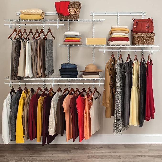 ClosetMaid ShelfTrack Wire Closet Organizer System, Adjustable from 5 to 8 Ft. - Image 11