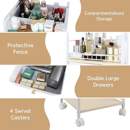 YGJT Makeup Organizer, Floor Skincare Cosmetics Organizer - Image 5