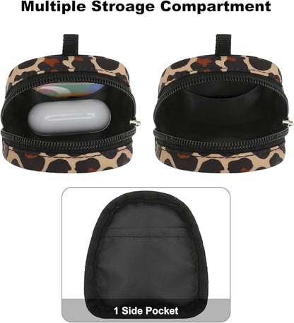 Mini Coin Purse, Keychain Zip Wallet Card Holder | Water-repellent ripstop nylon - Image 3