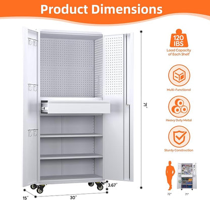 Aobabo Metal Storage Cabinet - Image 3