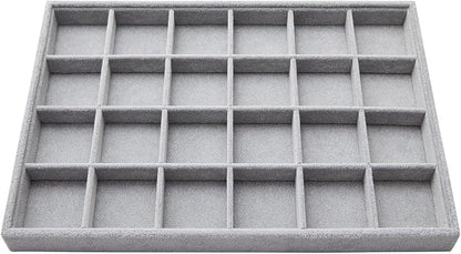 Juvale 2 Pack Velvet Jewelry Organizer Tray - Image 6