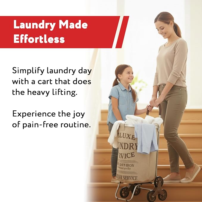 dbest products Stair Climber Laundry Trolley Dolly - Image 6