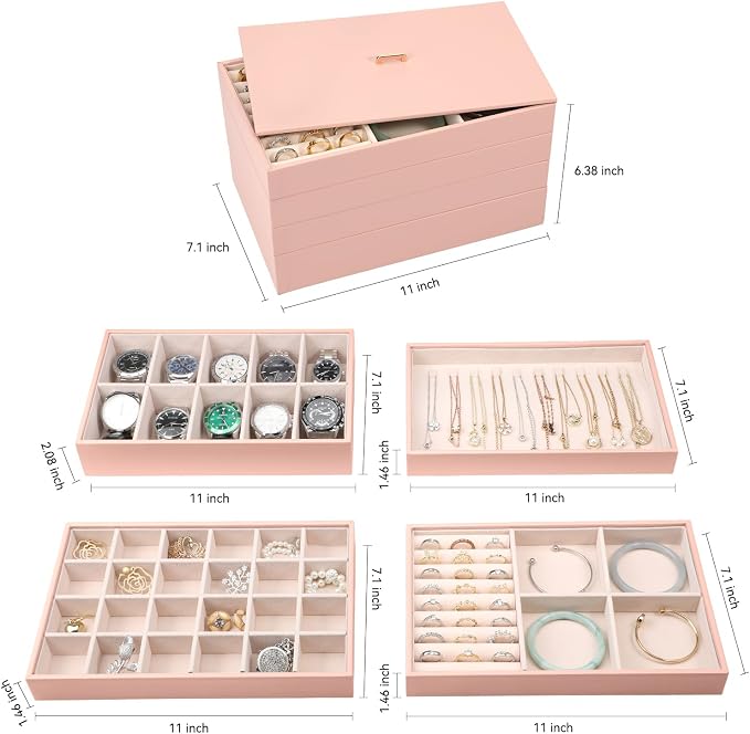 Voova Stackable Jewelry Organizer Tray - Image 5