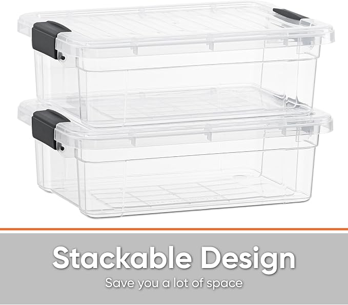 Superio Clear Storage Bins - Image 3