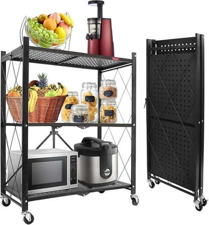 DEANIC 3 Tier Foldable Storage Shelves by ShowNow