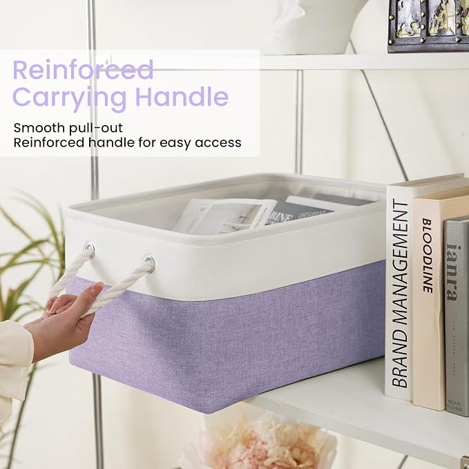 15.7x11.8x8.26 Inch Fabric Large Storage Bins - Image 3