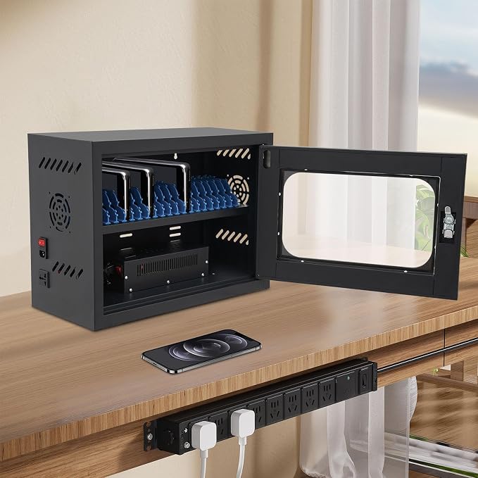 20-Device Charging Station, 200W USB Cell Phone Charge Stations, Tabletop - Image 4