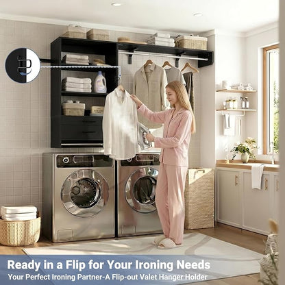 Armocity 60" Wall Mounted Laundry Room Organization - Image 3