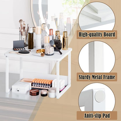 MARTY Countertop Organizer, 17.1"x12.4", Cabinet Organizer Microwave Stand | - Image 6