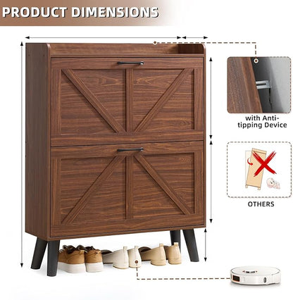 LEYAOYAO Shoe Cabinet Storage for Entryway - Image 2