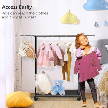 MISSLO Short Clothing Racks for Hanging Clothes - Image 4