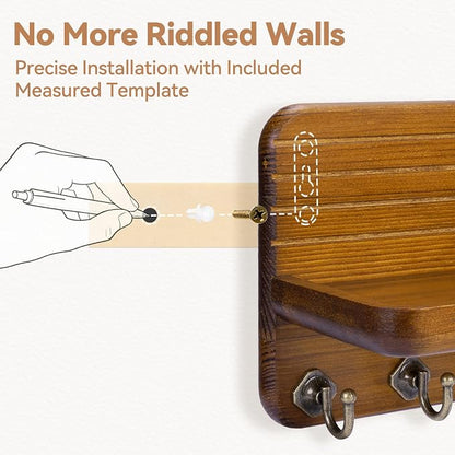 Key Holder for Wall, Mail Organizer Wall Mount - Image 4