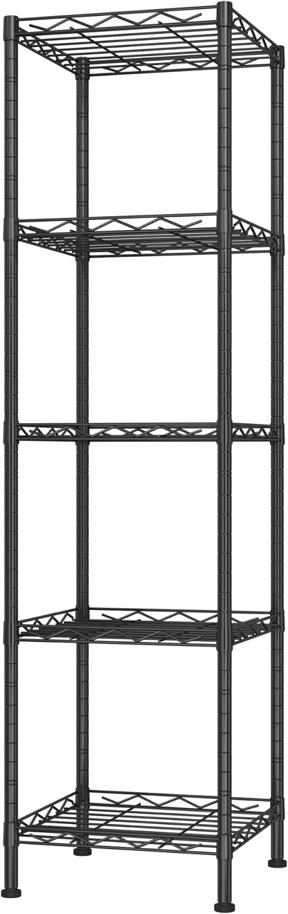 HOMEFORT Storage Shelves, 5-Wire Shelving, Metal Shelving Unit Adjustable by HOMEFORT