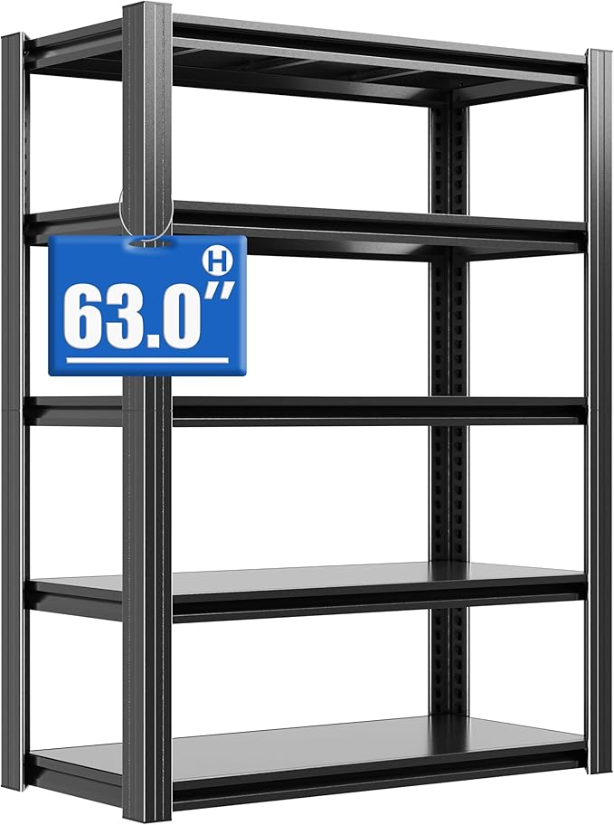 Metal Storage Shelving Heavy Duty, Shelves Unit by BIZOEIRON