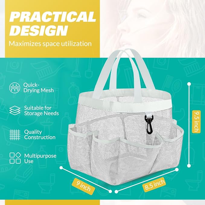 LOYEE Mesh Shower Caddy Portable - Image 2