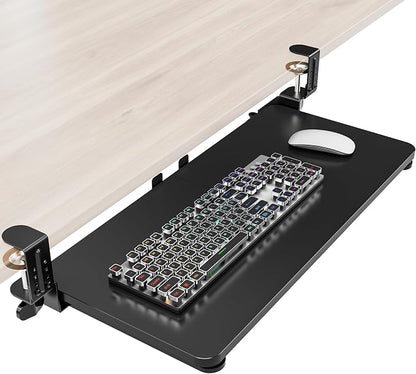 Ergonomic Keyboard Tray Under Desk, Pull Out by Zontera