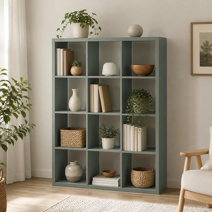 12-Cube Cubicle Bookshelf, Cube Bookcase by Furevol
