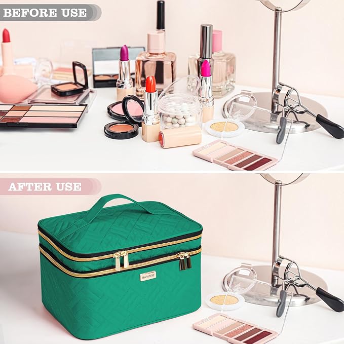 8.8L Double Layer Travel Makeup Bag - Image 5