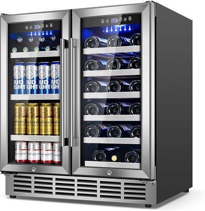 30Inch Wine and Beverage Refrigerator by Velivi