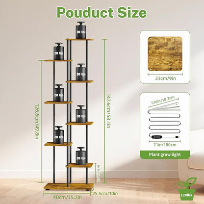 iDavosic.ly 7 Tier Tall Plant Stand Indoor - Image 3
