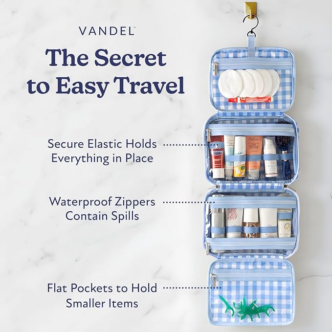 VANDEL Waterproof Hanging Toiletry Bag - Image 2