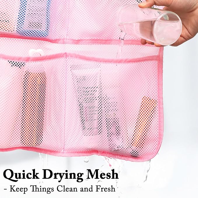 Fammart Mesh Shower Caddy Hanging, Quick-Drying Shower Organizer - Image 4