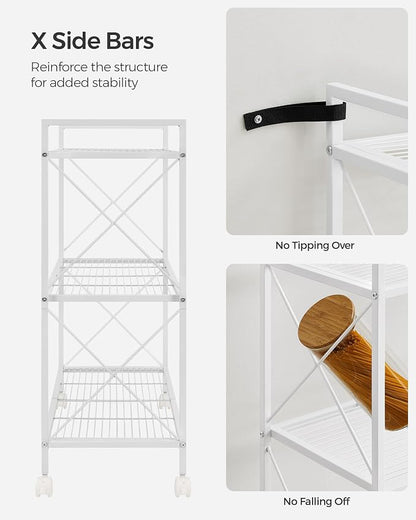 SONGMICS 3-Tier Metal Storage Rack - Image 4