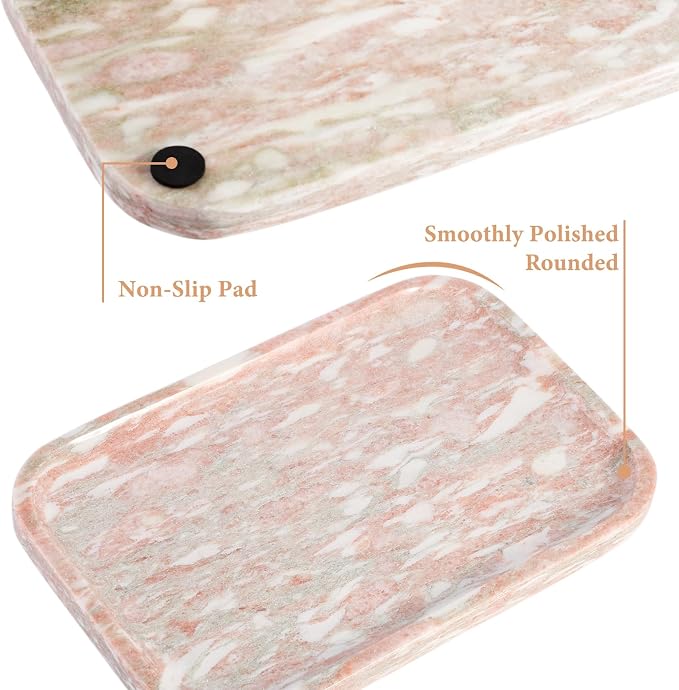 Marble Vanity Tray, Marble Bathroom Tray Countertop, Decorative Tray - Image 3