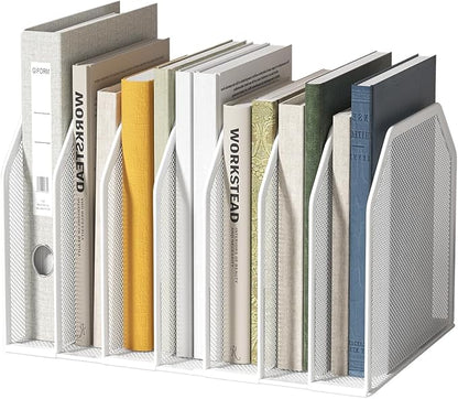 Metal 7 Section File Folder Organizer by Unknown