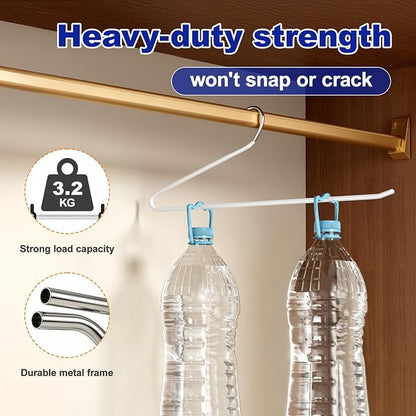 30 Pack Open Ended Metal Pant Hangers, Space Saving Non Slip Clothes Hangers - Image 4