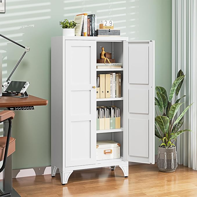 Letaya 47.3" H Metal Storage Cabinet - Image 2