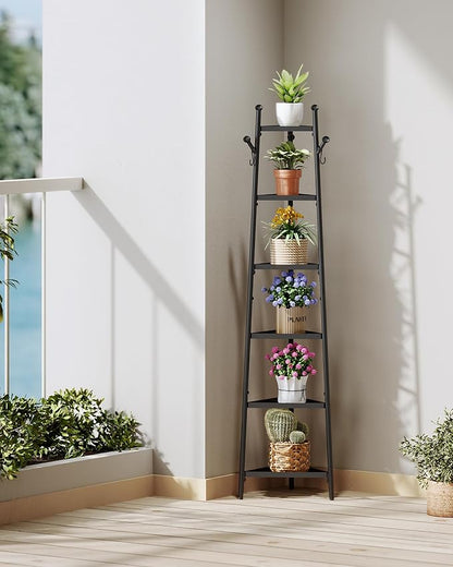 CHOEZON Pot Racks, 6-Tier Cookware Stand, Triangle Shelf Storage Tower - Image 4