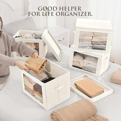Homsorout Storage Bins with Lids - Image 2