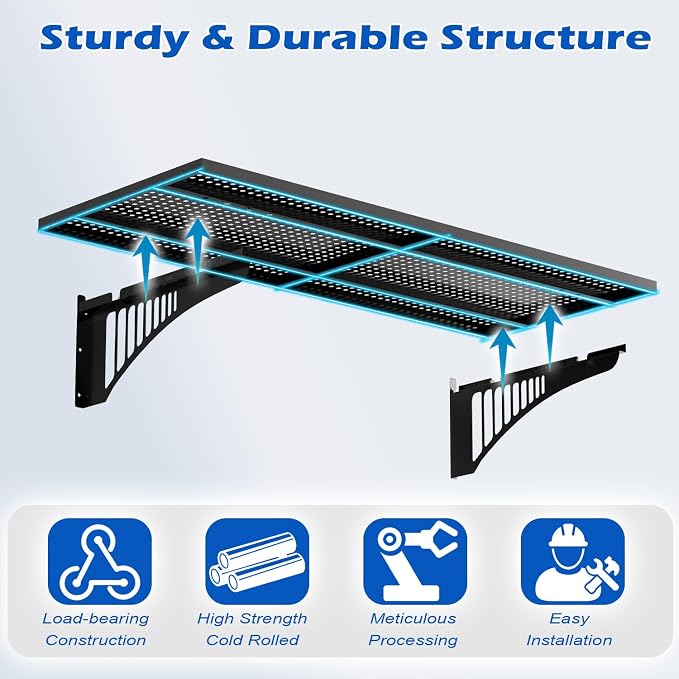 EROMMY 2-Pack 1.64x4ft Garage Shelving - Image 4
