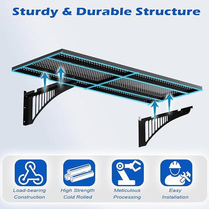 EROMMY 2-Pack 1.64x4ft Garage Shelving - Image 4