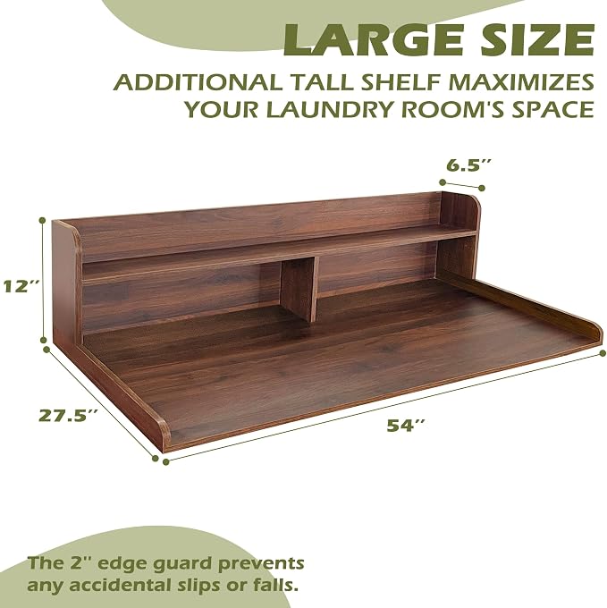 Royxen Laundry Countertop with Storage Universal Fit, Washer and Dryer - Image 3