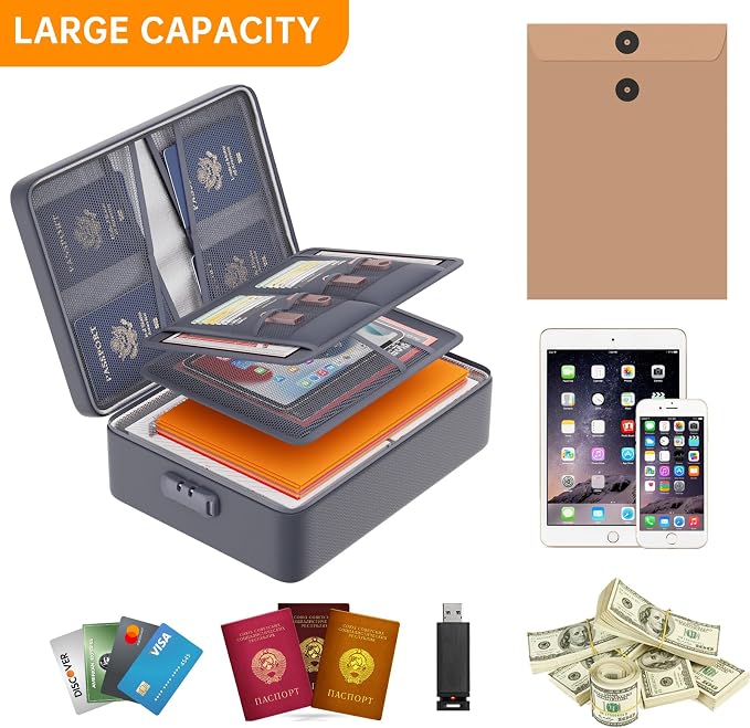 DocSafe 5200°F Fireproof Document Organizer Box - Image 5
