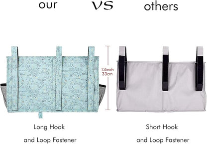Surblue Bedside Caddy Hanging Bed Organizer Storage Bag Pocket - Image 3