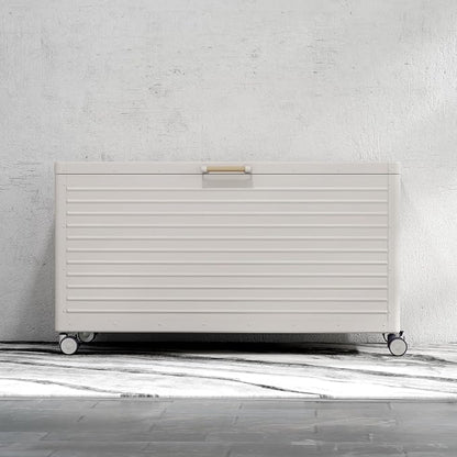 MIRADOR 134 Gallon Outdoor Storage Box Waterproof, Metal Deck Box - Image 6