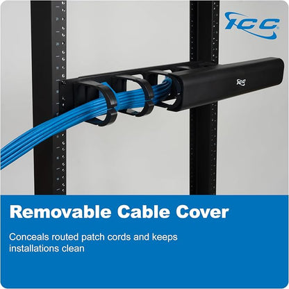 ICC 2U Ring Cable Manager Panel - Image 4