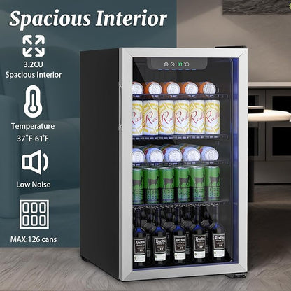 126 Can Mini Fridge - Image 4