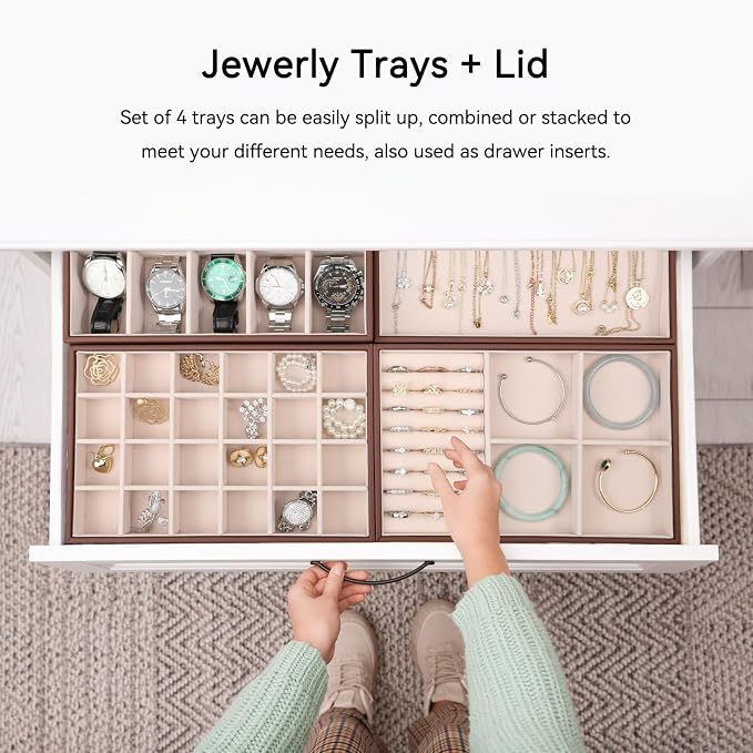 Voova Stackable Jewelry Organizer Tray - Image 5