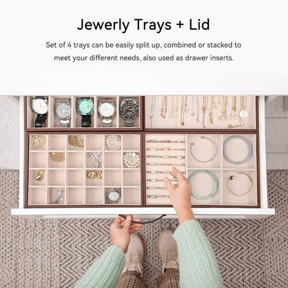 Voova Stackable Jewelry Organizer Tray - Image 5