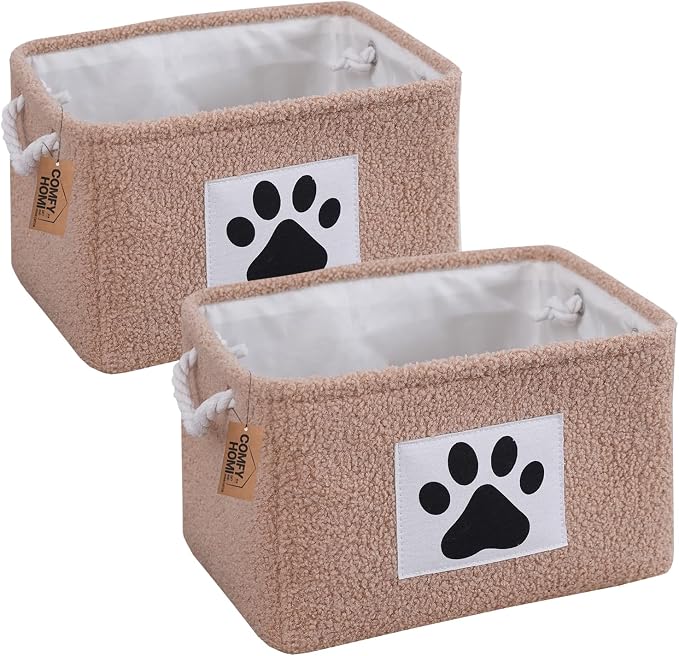 COMFY-HOMI 2Pcs Dog Toy Basket by COMFY-HOMI