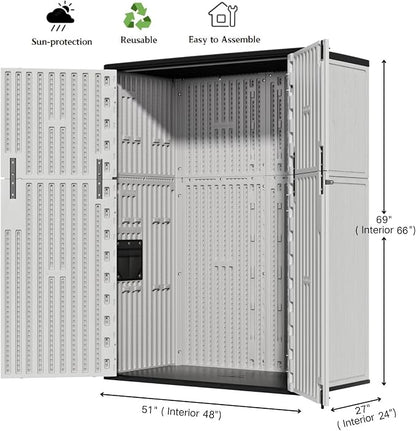 ZZM 57 Cu.ft Outdoor Storage Cabinet - Image 3