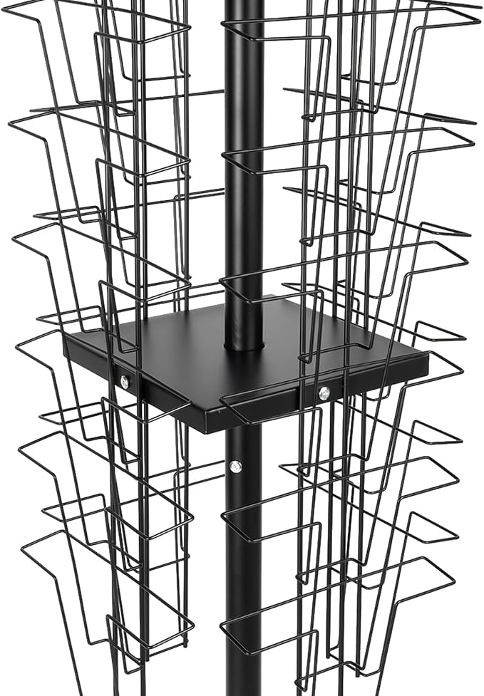 360°Rotating Magazine Rack Floor, Brochure Display Stand Magazine Displa Holder - Image 6