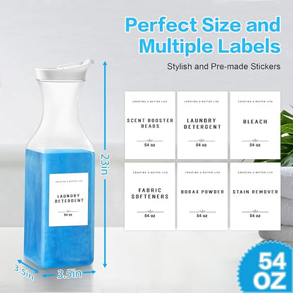 Laundry Detergent Dispenser Bottle 54oz - Image 4