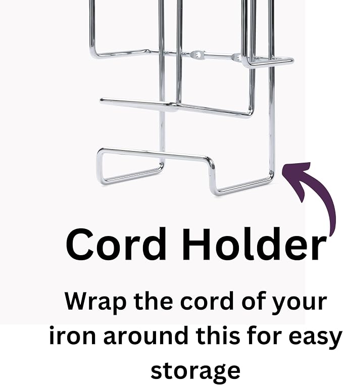JERDON Ironing Board Holder and Iron Caddy - Image 7